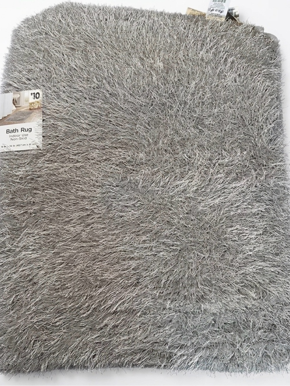 Set of 5 plush, shaggy bath rugs. NWT